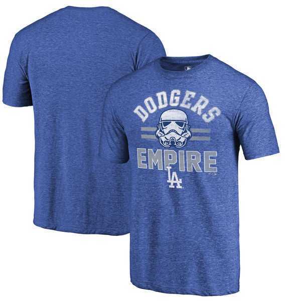 Los Angeles Dodgers Royal MLB Star Wars Empire Fanatics Branded Tri-Blend T-Shirt,We sell and wholesale Los Angeles Dodgers Royal MLB Star Wars Empire Fanatics Branded Tri-Blend T-Shirt on line form chian!